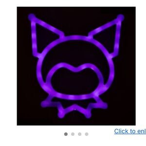 Hello Kitty And Friends KUROMO Wall Led Sign NWT